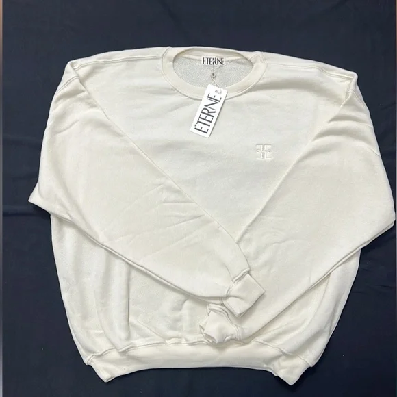 Eterne Oversized Crewneck. Creamy white color. Size M, perfect conditions - Picture 5 of 7